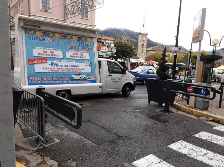Affichage publicitaire mobile France