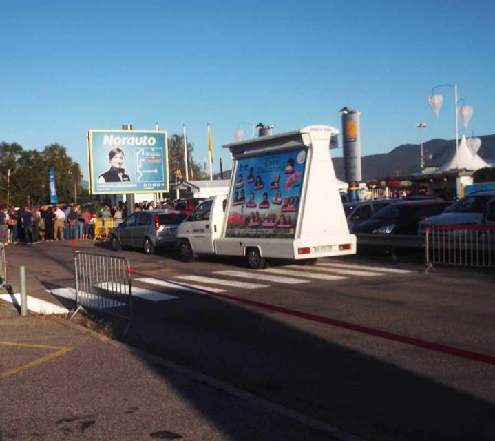 Affichage publicitaire mobile France